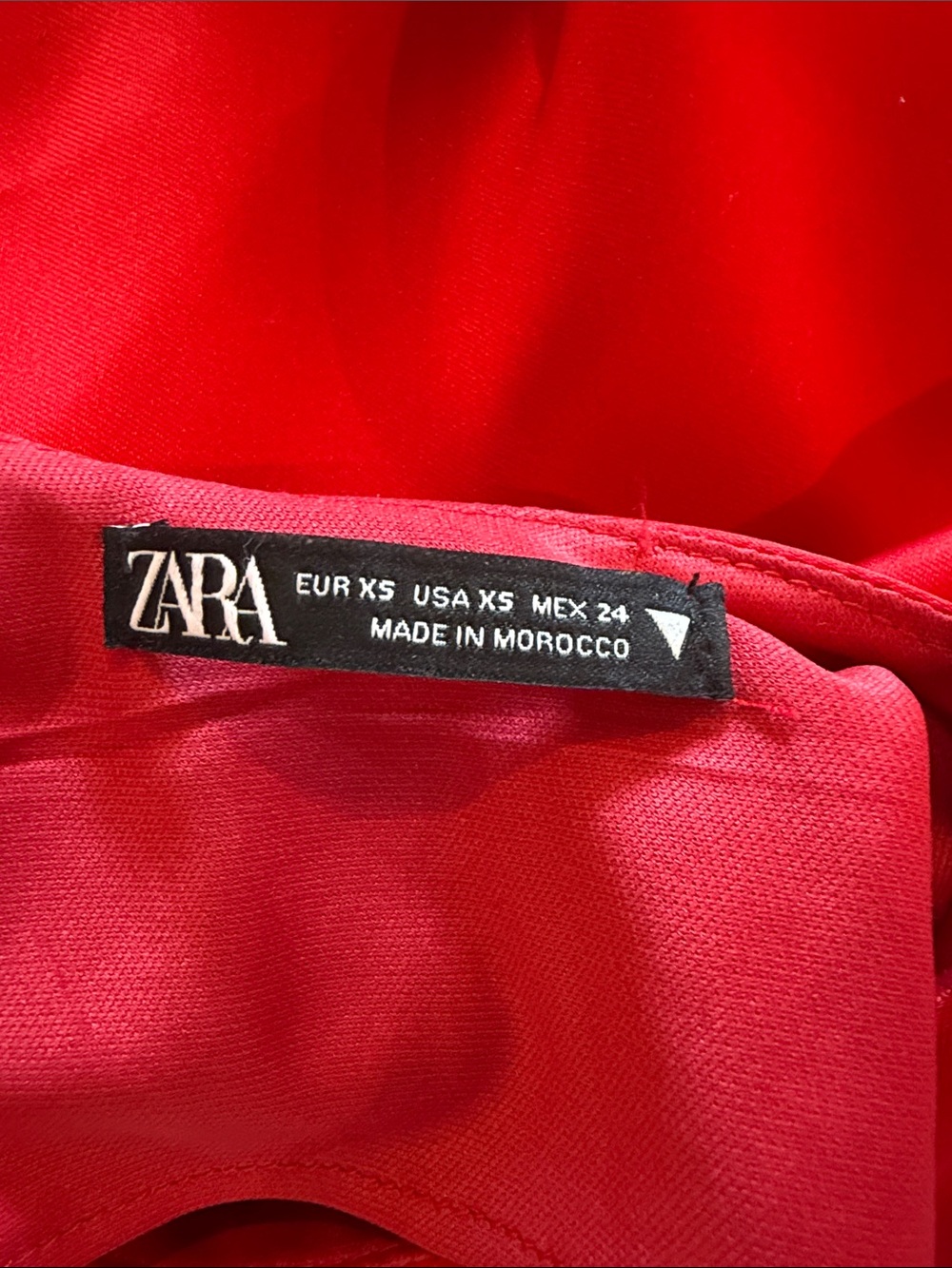 Zara Red Satin Halter Maxi Dress - Picture 3 of 3